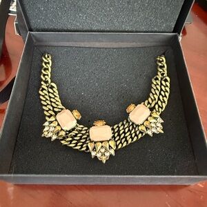 Elegant Bronze and Pink Statement Necklace by Jewelmint